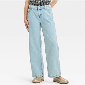 Cat and Jack wide-leg jeans